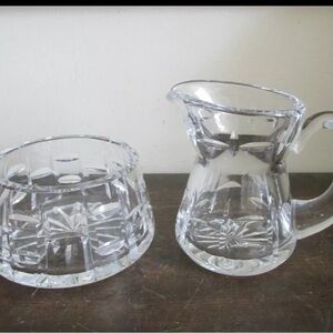 Waterford Crystal Tralee Creamer and Sugar Bowl